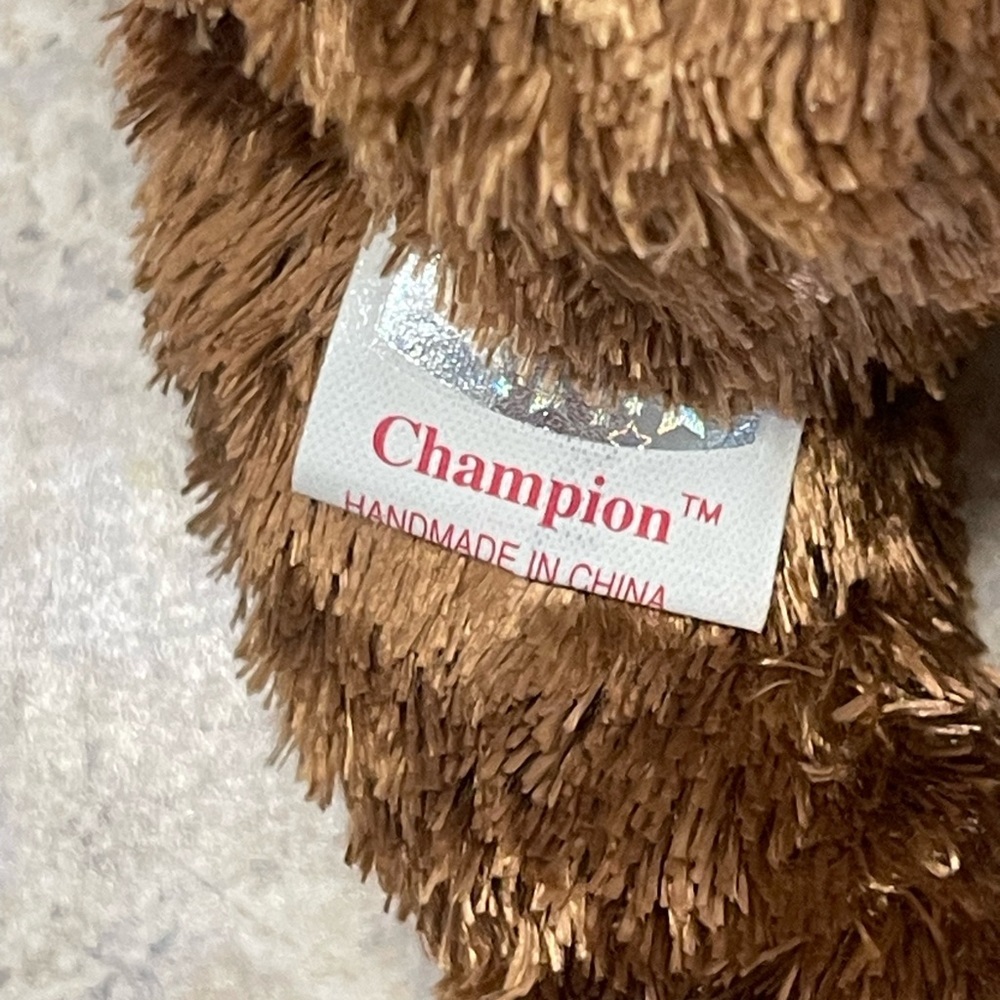 Ty Beanie Baby CHAMPION Bear 2002 CROATIA  FIFA World Cup Vintage Plush Animal - Picture 5 of 8